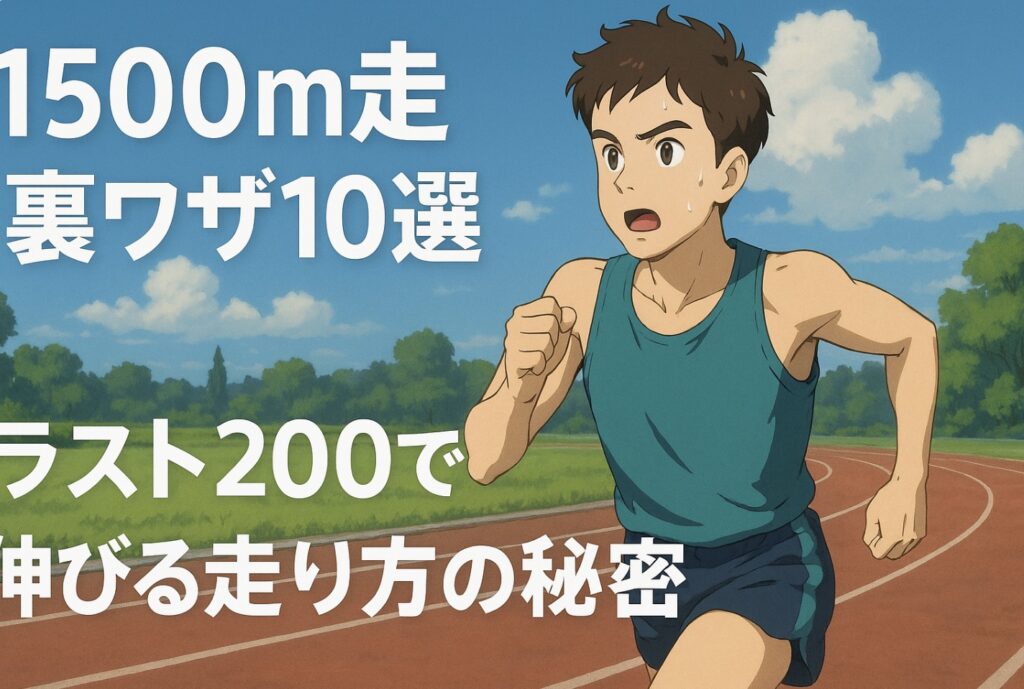 1500m走 裏ワザ10選｜ラスト200で伸びる走り方の秘密