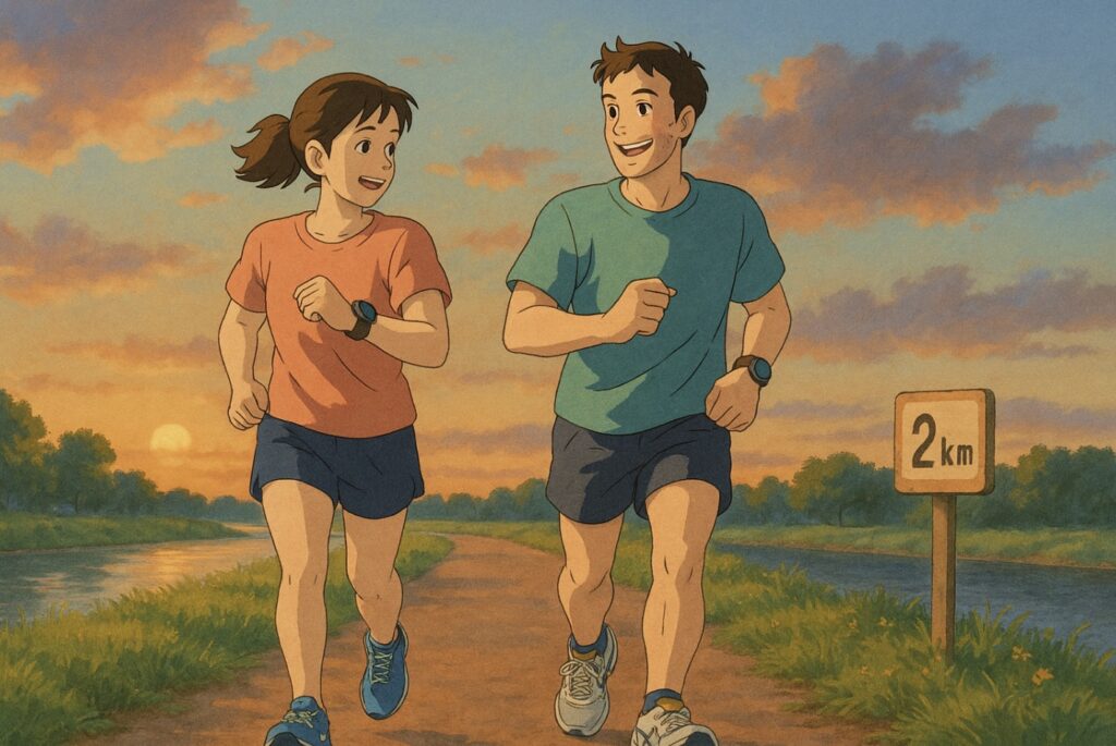 大人の2キロランニング平均タイムは何分？達成する具体メニュー