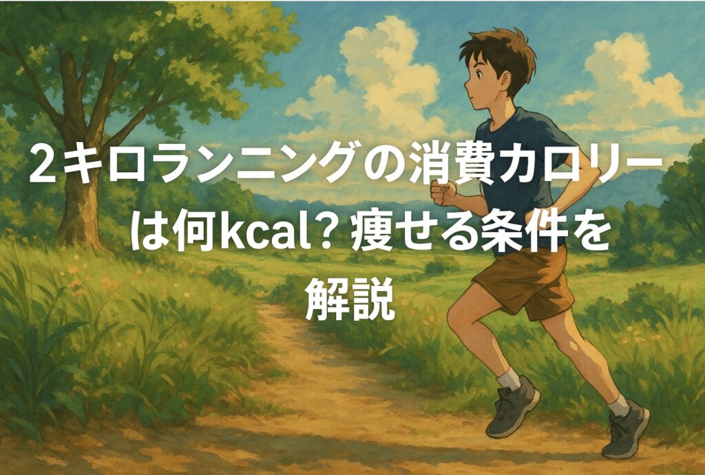 2キロランニングの消費カロリーは何kcal？痩せる条件を解説