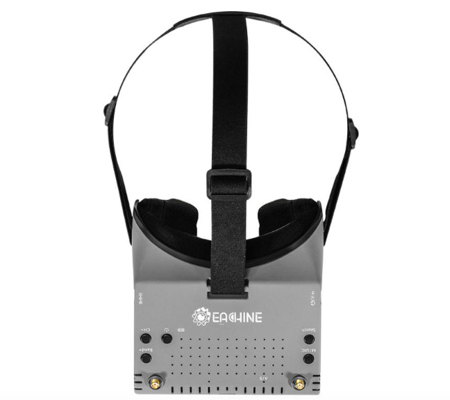 美品 Eachine EV900 5.8G 40CH HDMI AR VR FPV ゴーグル 5 インチ 1920＊1080 HD ディスプレイ 中古 T3645013 レース用FPVゴーグル EV900 ５インチ 1920×1080 HDディスプレイ 5.8G