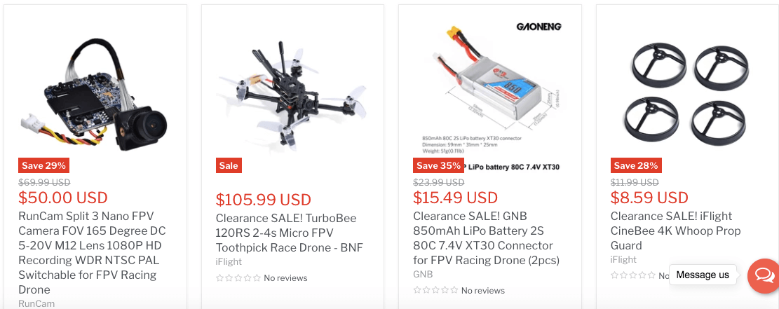 ドローンショップ「Makerfire」Clearance Saleがとにかく安いので紹介