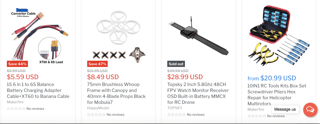 ドローンショップ「Makerfire」Clearance Saleがとにかく安いので紹介