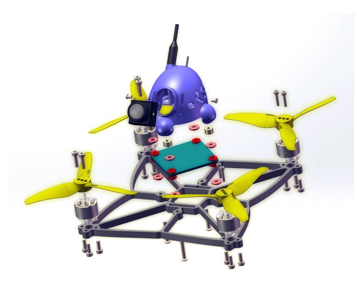 Stardrone Octopus 130mm おもしろいドローン発売
